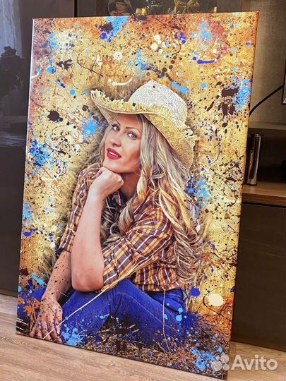 Арт Портреты на холсте по фото