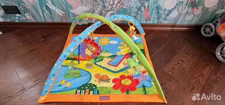 Развивающий коврик tiny love солнечная полянка