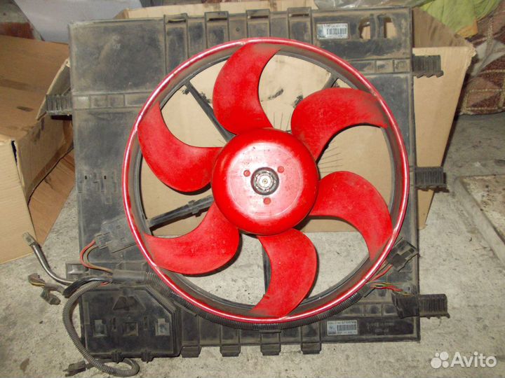 Вентилятор на мерседес vito 638. 2,3 турбо дизель