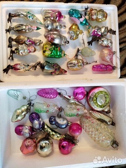 Елочные игрушки СССР