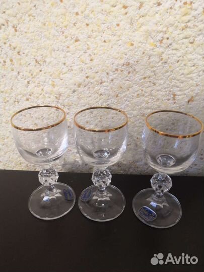 Рюмка из богемского стекла