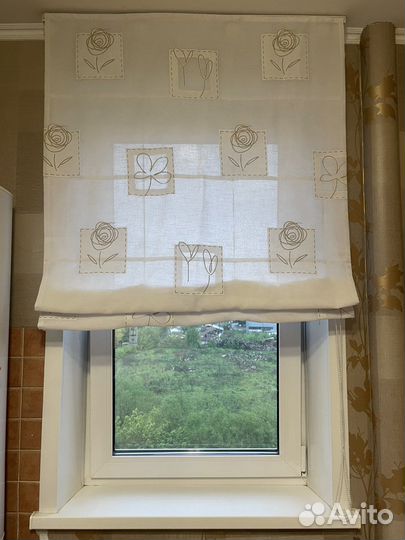 Римские шторы +гардина