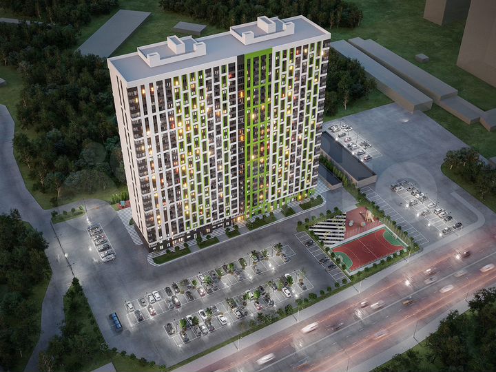 2-к. квартира, 62,5 м², 11/26 эт.