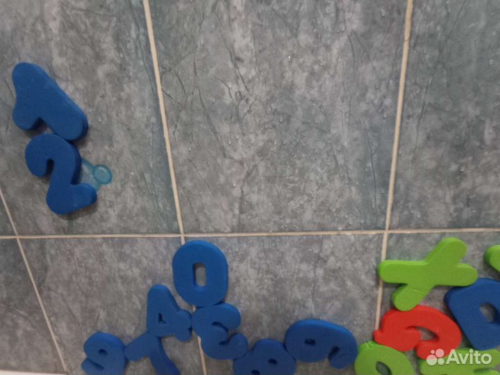 Буквы для игр в ванной