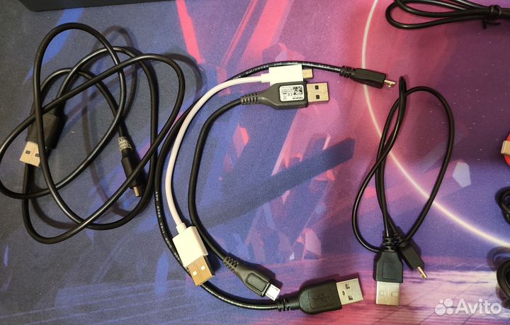 Зарядные кабели USB Type C, Micro USB