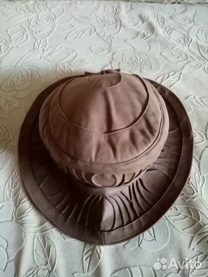 Шляпа женская натуральная кожа