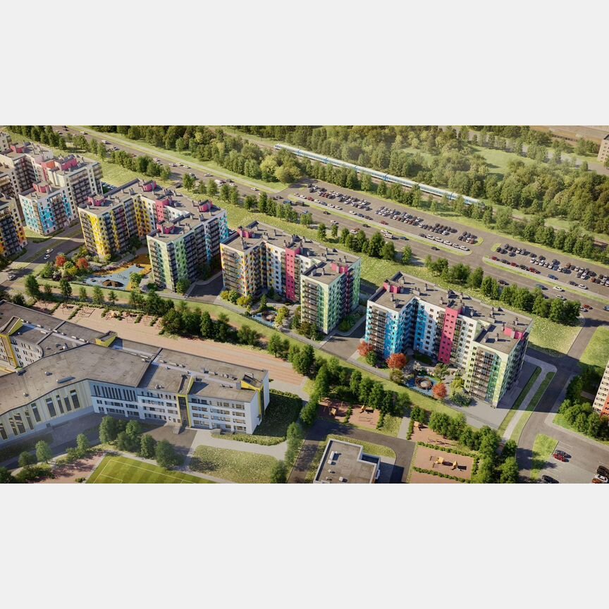 2-к. квартира, 52,4 м², 1/9 эт.