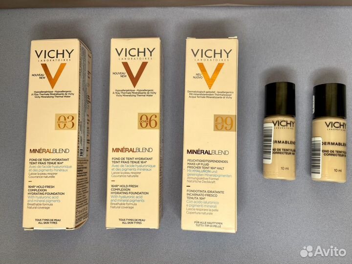 Крем тональный Vichy, L’Oréal, Nyx, Shu uemura