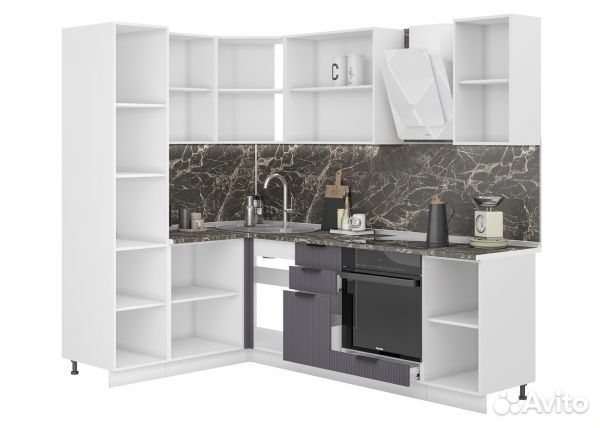 Модульная кухня Норд Line 1,6х2,4 м