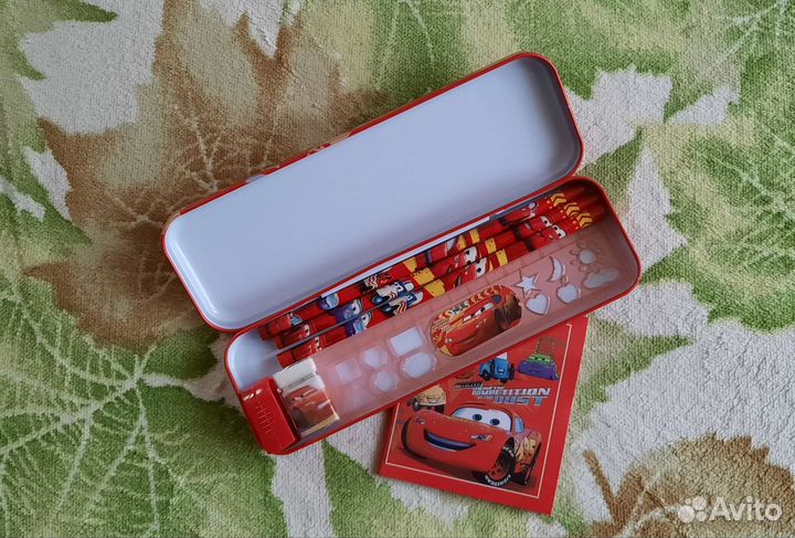 Канцелярский набор детский Тачки