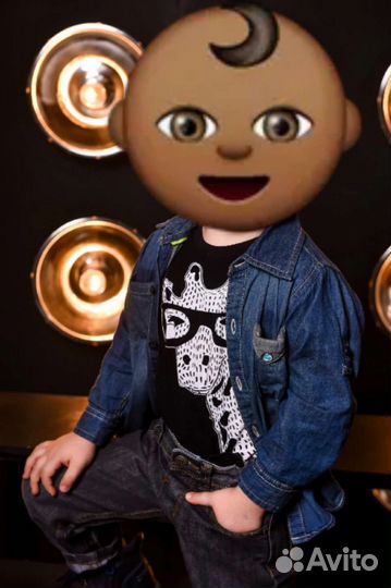 Рубашка джинсовая 98 р