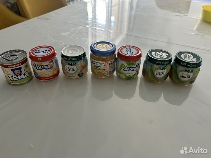 Смесь нутрилак 3, овощное пюре, мясное пюре