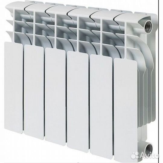 Радиатор al корвет 350/100 8 секций 0,95кг 147Вт/с