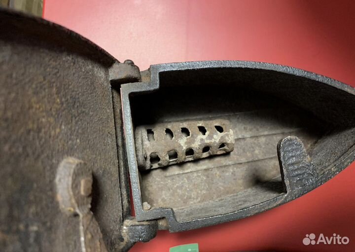 Утюг 6 1/2 антиквариат чугун