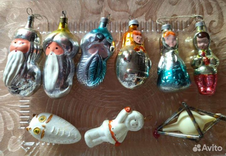 Елочные игрушки СССР