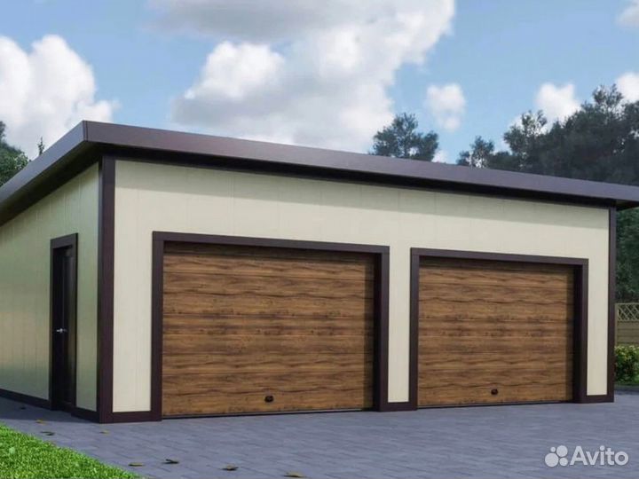 Капитальный гараж под ключ с утеплением