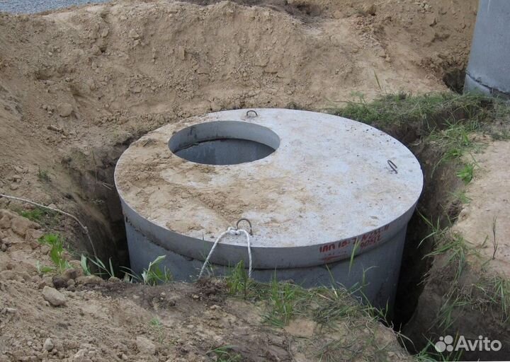 Септик из жби колец: монтаж под ключ