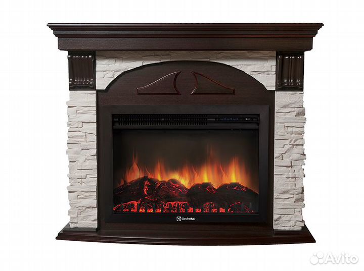 Портал Firelight Torre 25U (угловой) камень белый