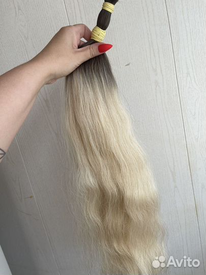 Волосы для наращивания блонд