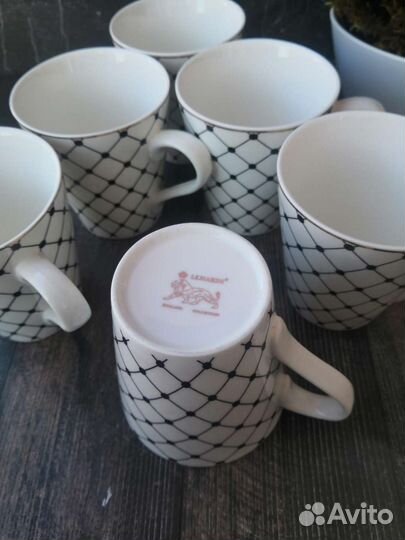 Набор кружек из 6 шт в подарочной упаковке