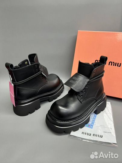 Ботинки Miu Miu Зимние С Мехом Размеры 36-40
