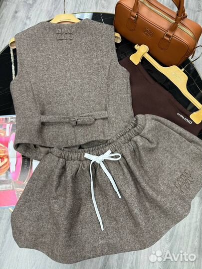 Костюм тройка женский miu miu