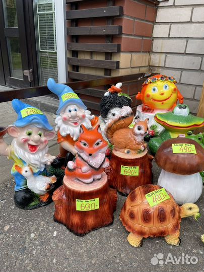 Фигурки в сад новые