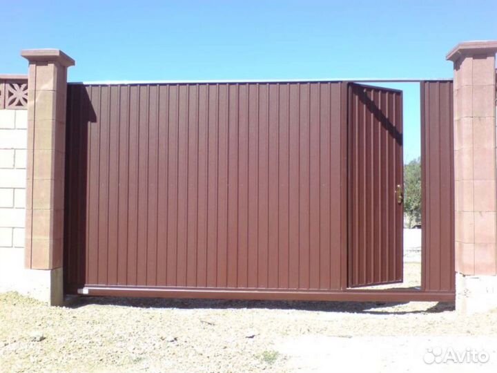 Откатные ворота 