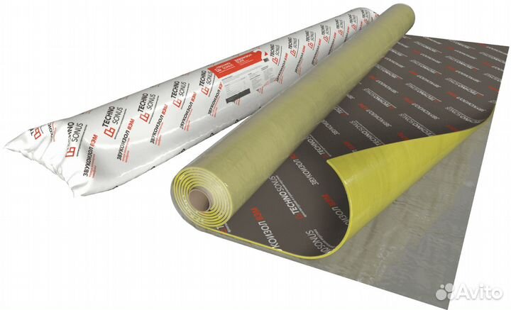 Мембрана звукоизоляционная Звукоизол вэм смк 4мм