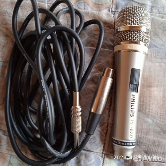 Микрофон динамический philips