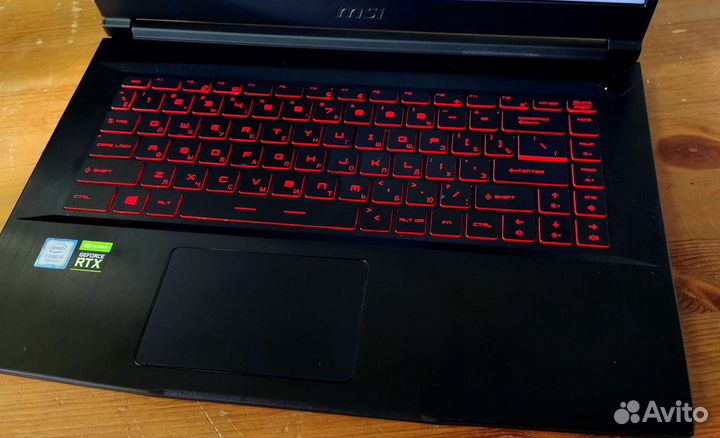 Ноутбук MSI RTX 2060, i5-9300H 4.1Ghz 512SSD, 8ram