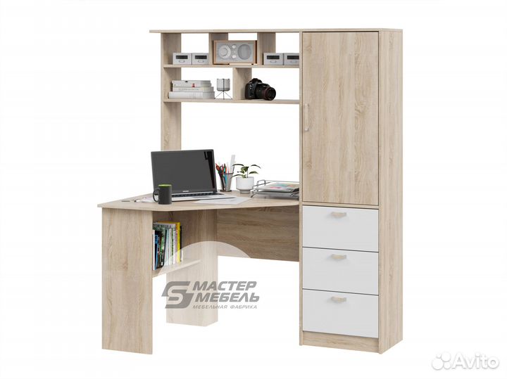 Угловой компьютерный стол со шкафом К-4