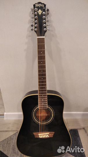 12 струнная гитара Washburn WD5S12-B