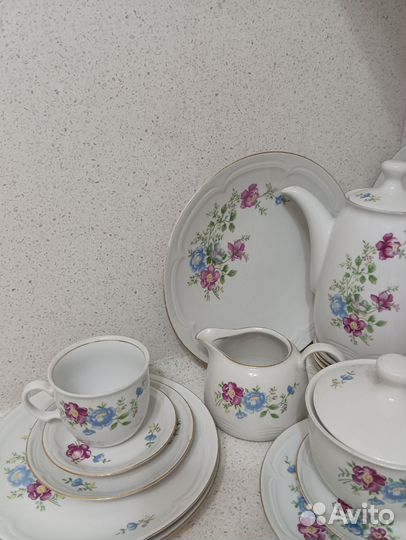 Набор столовой посуды гдр Кахла