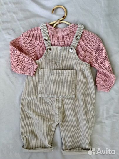 Комбинезон детский (новый) вельветовый джинсовый