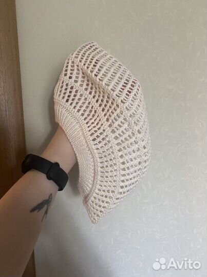 Берет летний вязаный