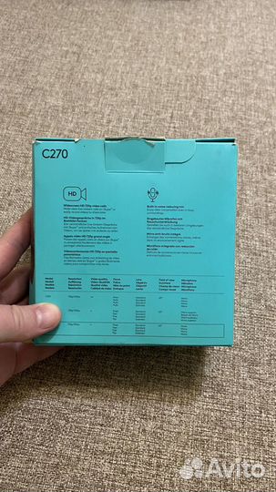 Веб камера webcam Logitech c270 hd