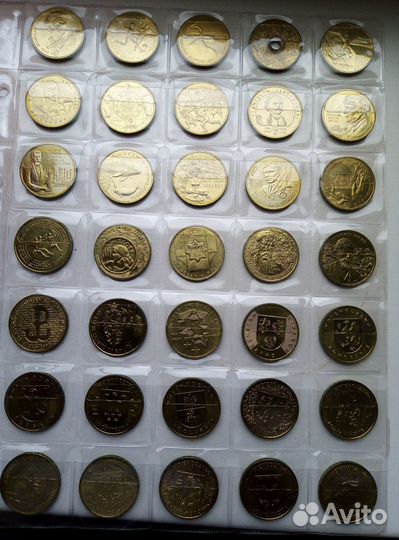 Польша 2 злотых UNC 231 монета. И другие юбилейки