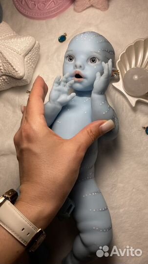 Кукла силиконовая беби Аватар