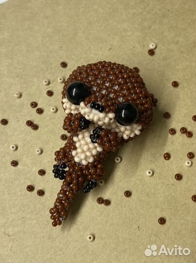 Амигуруми из бисера «Калан»