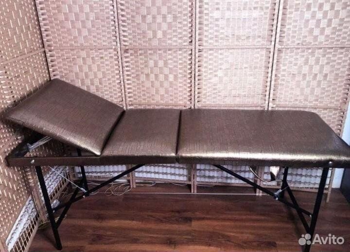 Массажный стол, кушетка трехсекционная