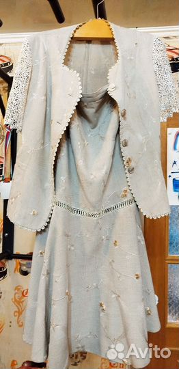 Летний женский костюм 44