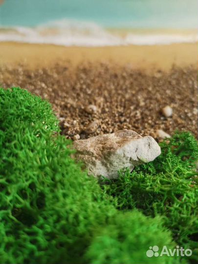 Картина море пляж из эпоксидной смолы