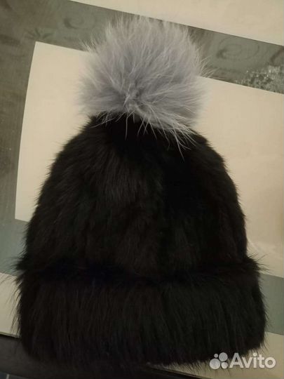Шапка норковая детская