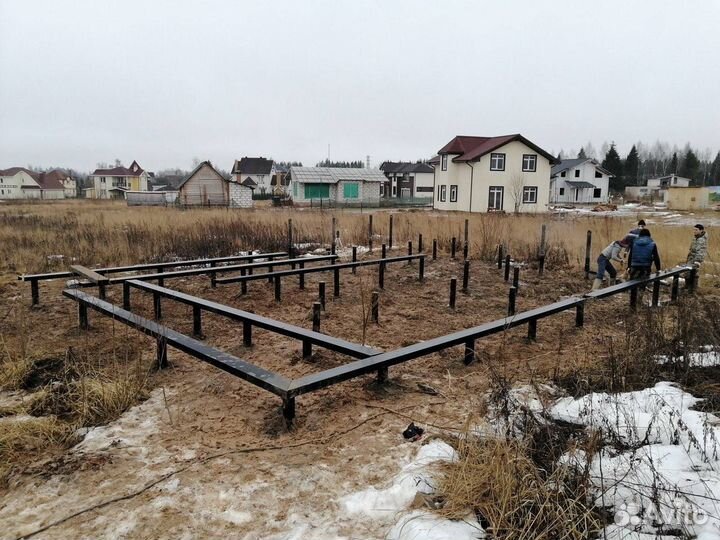 Сваи винтовые установка под ключ