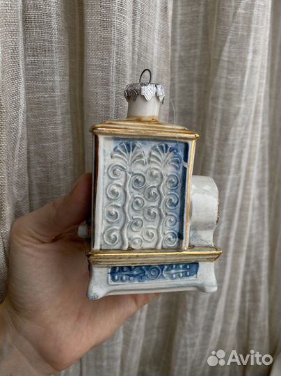 Елочная игрушка керамика