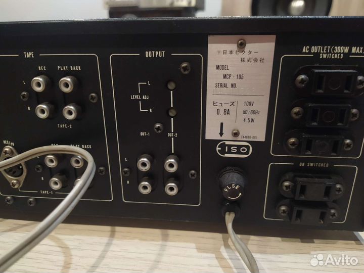 Victor mcp 105 предварительный усилитель