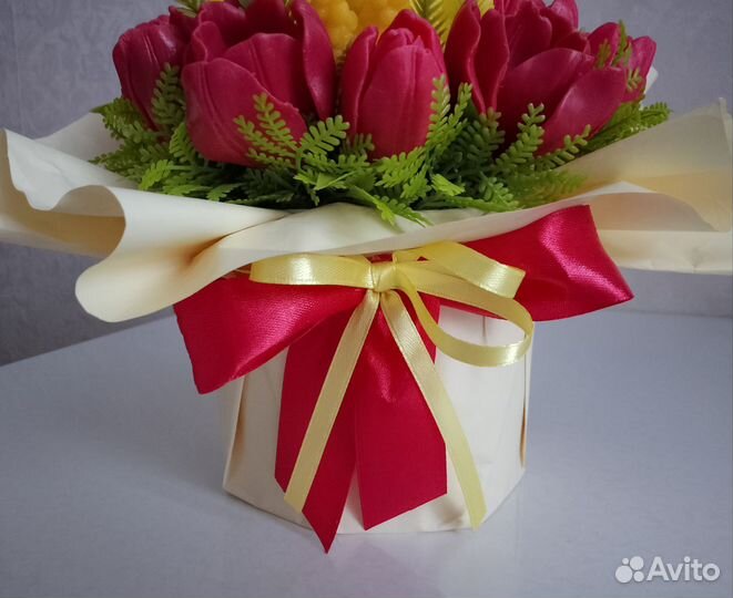 Букет из мыла ручной работы к 8 Марта