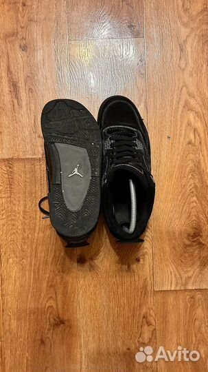 Кроссовки Nike air jordan 4 Retro GS Black Cat 202