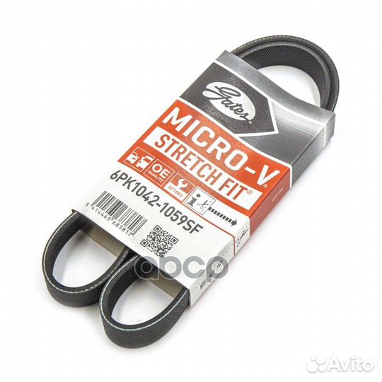 Ремень поликлиновый 6PK10421059SF Gates